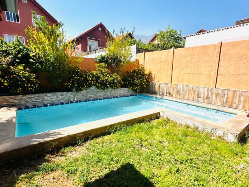 Casas en Puente Alto | Casa Condominio Sta María Peñon 4 Dorm 3 Baños Piscina y Quincho